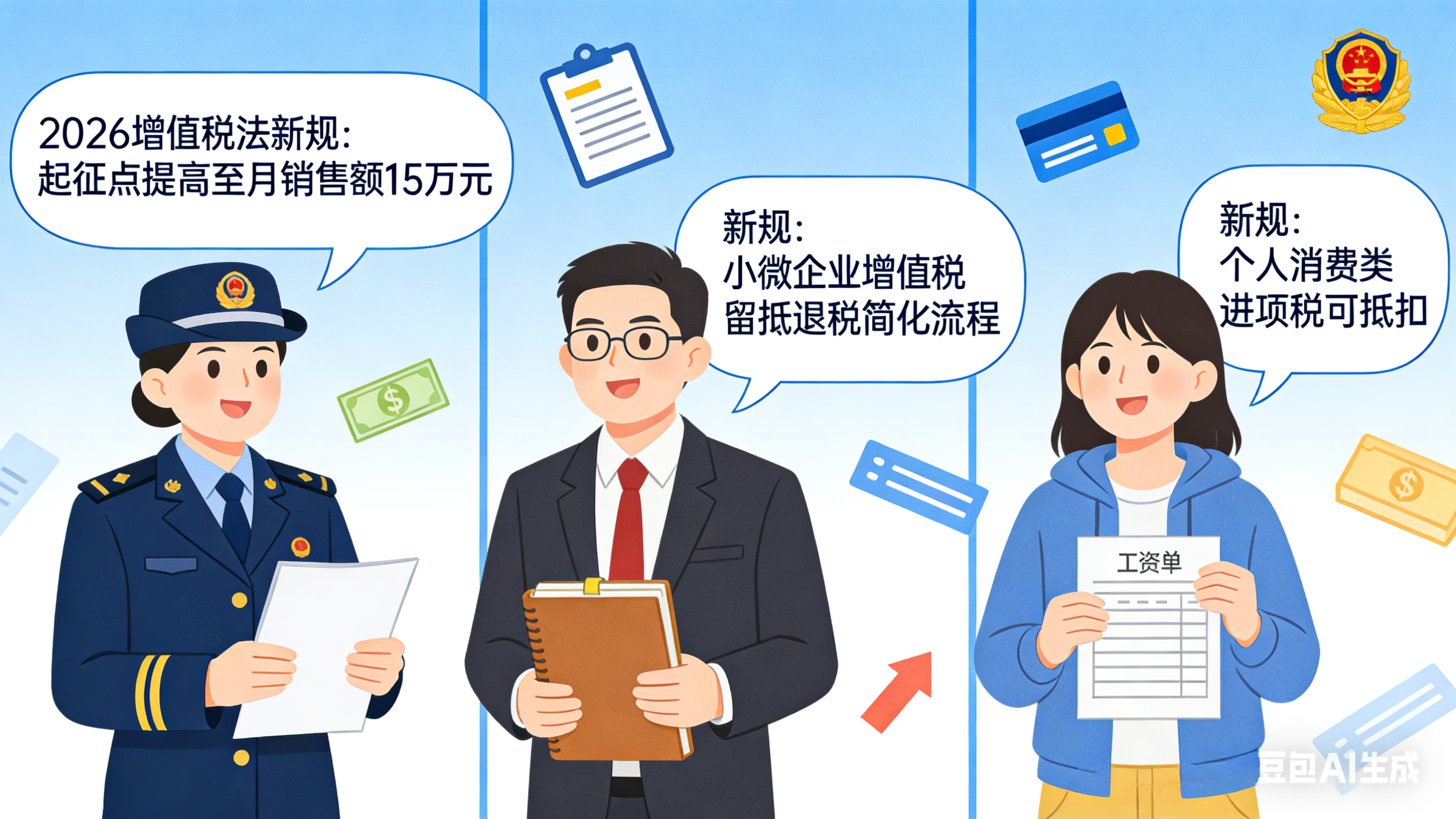 2026年税务新规来了！增值税法正式实施，这些变化跟你我有关